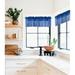 S18 ROYAL BLUE 1 Piece Solid Faux Silk Rod Pocket Stylish STRAIGHT WINDOW VALANCE 55 in Wide X 18 in Length