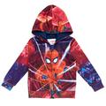 Marvel Spider-Man Toddler Boys Fleece Zip Up Cosplay Hoodie Toddler to Big Kid