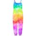 Outfits for Baby Toddler Girls Girls Kids Jumpsuit Tie dye Strap Romper Summer Outfits For 2-3 Years