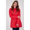 Softshellmantel DEPROC ACTIVE "PEAK ROBSON WOMEN", Damen, Gr. 40/42 (M), rot, 96% Polyester; 4% Elastan mit TPU Membrane, casual, Langarm mit verstellbarem Klettverschluss, Mäntel, auch in Großen Größen erhältlich
