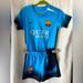 Nike Matching Sets | Fcb Baby Outfit 6-9m Qatar Airways | Color: Black/Blue | Size: 6-9mb