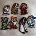 Disney Office | Disney Patch Embroidery Set Snow White 6/7 Dwarfs Applique Sew On Vintage Craft | Color: White | Size: Os