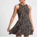 Athleta Dresses | Athleta Santorini Thera Print Sleeveless Dress In Brown Black And Tan | Color: Black/Brown | Size: S