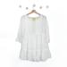 Anthropologie Tops | Anthropologie Maeve Embroidered Lace Dress Bermeja Tunic Boho Indie | Color: Cream/White | Size: Xs