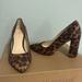 Nine West Shoes | Animal Print With Texture, Brand Nine West, Slightly Used. Comfortable | Color: Brown | Size: 6