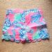 Lilly Pulitzer Skirts | Like New Lilly Pulitzer Skort Size 0 In Sky Blue Princess | Color: Blue/Pink | Size: 0