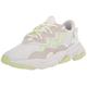 adidas Originals Women's Ozweego Sneaker, White/Almost Lime/Pulse Lime, 10