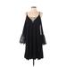 Boston Proper Casual Dress - Slip dress: Black Dresses - Women's Size Small