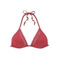 Triangel-Bikini-Top S.OLIVER "Aiko" Gr. 40, Cup A/B, rot (rostrot) Damen Bikini-Oberteile Ocean Blue