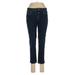 Simply Vera Vera Wang Jeans - Mid/Reg Rise: Blue Bottoms - Women's Size 8 - Dark Wash