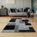 L Baiet Verena Black Geometric 2 ft. x 3 ft. Scatter Area Rug - L Baiet SL973C23 Black