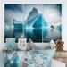 Latitude Run® Floating Majestic North American Iceberg II - 3 Piece Print Canvas, Cotton in White | 28 H x 36 W x 1 D in | Wayfair