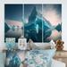 Latitude Run® Floating Majestic North American Iceberg III - 3 Piece Print Canvas, Cotton in White | 28 H x 36 W x 1 D in | Wayfair