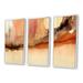 Ivy Bronx Liquid Earth Tones VI - Abstract Liquid Ink Canvas Wall Art Set_80415 Canvas in White | 28 H x 36 W x 1 D in | Wayfair