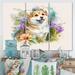 Red Barrel Studio® Cute Little Corgi Dog - Animals Mafia Canvas Wall Art Set_80594 Canvas in White | 20 H x 36 W x 1 D in | Wayfair