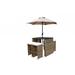 Latitude Run® Rayjean 4 - Person Seating Group w/ Cushions Wood in Brown | Outdoor Furniture | Wayfair BBD0C00E543540E08FCC4EFF51ED9481