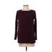 LC Lauren Conrad Pullover Sweater: Burgundy Tops - Women's Size Small