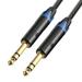 1/4 inch TRS Cable Quarter inch 1/4 TRS to TRS Balanced Stereo Audio Cable Male to Male Pro Interconnect Cable