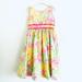 Lilly Pulitzer Dresses | Lilly Pulitzer Midi Cotton Garden Vista Sleeveless Dress Sz 6x | Color: Pink/Yellow | Size: 6xg