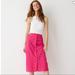 J. Crew Skirts | Hp! Nwt J. Crew Button Front Cotton Eyelet Pencil Skirt | Color: Pink | Size: 4