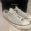 Converse Shoes | Converse Chuck Taylor All Star '70 Woven Sneaker Nwt Grey White | Color: Gray/White | Size: 11