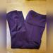 Athleta Pants & Jumpsuits | Athleta Workout Athletic Leisure Capris W Pockets Purple Sz Women's S | Color: Purple | Size: S