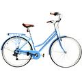 Versiliana Damen Fahrrad-damen-pastel28 Stadtfahrrad, Pastel Light Blue, Einheitsgröße