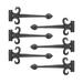 The Renovators Supply Inc. Renovators Stap Hinge in Black | 4 H x 15 W in | Wayfair 55801