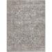 White 63 x 47 x 0.01 in Area Rug - Well Woven Asha Isolde Vintage Oriental Botanical Gray Area Rug Polyester | 63 H x 47 W x 0.01 D in | Wayfair