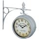 Horloge murale, design vintage, analogique, fonctionne avec 2 piles, décorative, hlp : 34x35x10 cm,