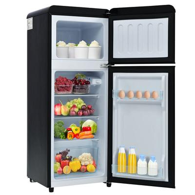 Fortuna Lai - Réfrigérateur rétro - Réfrigérateur-congélateur deux portes 181 kWh/an avec un volume