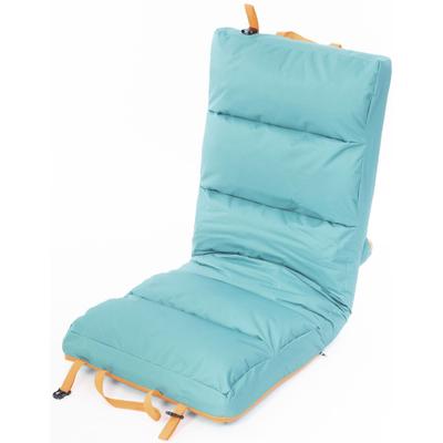 Polsterauflage WESTMANN "Campingstuhl Big Sur", blau (petrol), B:52cm H:15cm T:128cm, Polsterauflagen, Klappstuhl aus strapazierfähigem Polyestergewebe Image
