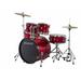 Ludwig Accent Drive Red Sparkle 5-Piece Drum Set with Hardware and Cymbals