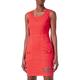 Love Moschino Womens Tube Dress in Stretch Fancy Cotton-Linen Kleid, ORANGE, 40