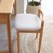 Natural Solid Beech Wood Makeup Stool, Vanity Dressing Stool, Dining Room Stool, Piano Stool with Soft Sponge Cushion