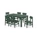 Modern Studio Urban Chair 7-Piece Parsons Table Dining Set