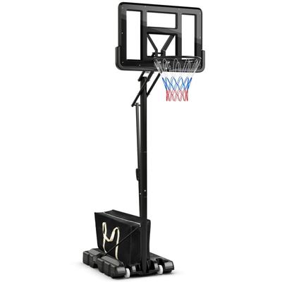 Portable Basketball Hoop with 8 to 10 Feet 5-Level Height Adjustable - 10.1"h
