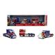 Jada Toys – Pet Optimus Prime 3 Pack – 1/32, Blau/Rot/Gelb