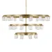 Visual Comfort Modern Esfera 3-Tier LED Chandelier - KWCH19627NB