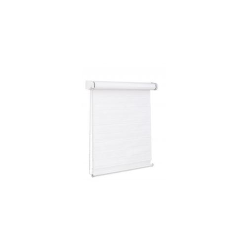 3D Fensterrollo - Neuheit - 140x150 cm weiss Doppelrollo