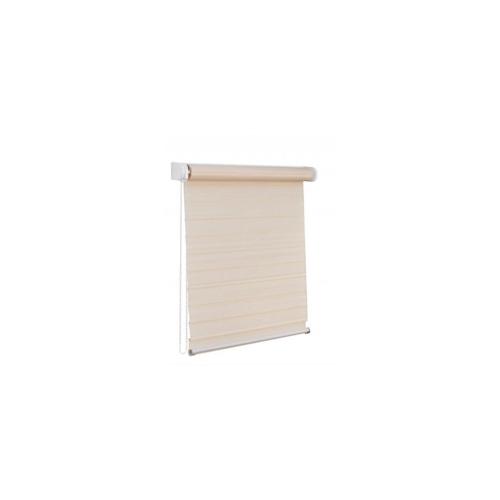 3D Fensterrollo - Neuheit - 60x150 cm creme Doppelrollo