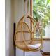 Rattan Swing Hanging Chair Henry - Rattan Hanging Chair, Indoor Outdoor Natural Furniture, Boho Home, Aesthetic Home Decor