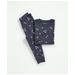 Brooks Brothers Kids Cotton Printed Pajama Set | Navy | Size 4