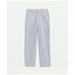 Brooks Brothers Boys Stretch Cotton Seersucker Pants | Blue/Ivory | Size 10