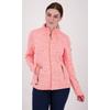 Strickfleecejacke DEPROC ACTIVE "KIRKVALE X WOMEN", Damen, Gr. 40/42 (M), orange, 100% Polyester, casual, bequem, Langarm gerader Abschluss mit Gummizug, Jacken, auch in Großen Größen erhältlich