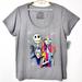 Disney Tops | Nightmare Before Christmas Jack & Sally T-Shirt - Disney - Nwt | Color: Gray/Silver | Size: Various