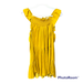 Free People Dresses | Free People Women's Flowy Mustard Yellow Sundress Medium | Color: Yellow | Size: M