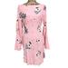 Free People Dresses | Free People Sunshadows Floral Pink Dress Sz 4 | Color: Pink | Size: 4