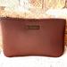 Coach Bags | Coach Vintage Usa Mercer Cinnamon Y2k Zip Scuba Pouch Case Bag New Unisex Gift | Color: Brown/Silver | Size: W 9" X H 5.5"