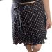 Anthropologie Skirts | Anthropologie Skirt Mid Length Navy Blue, White, Tan. Worn One Time! | Color: Blue/White | Size: Xs